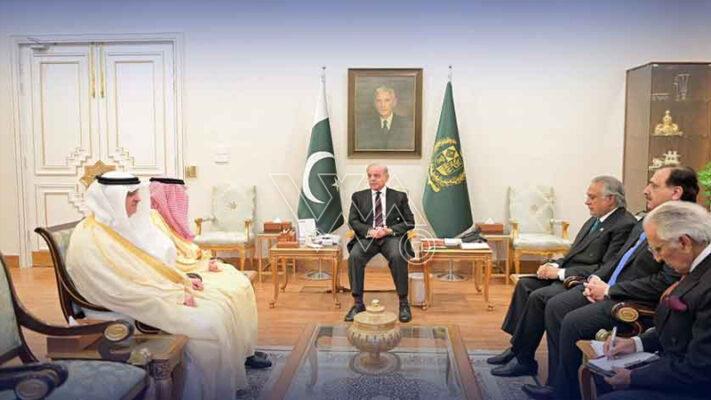 وزیراعظم شہباز شریف سے سعودی وزیر خارجہ کی ملاقات