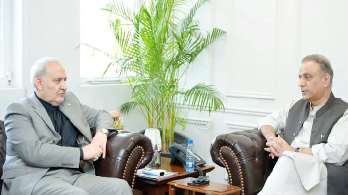 وفاقی وزیرمواصلات سے ایرانی سفیرکی ملاقات،سپریم لیڈرسمیت دیگر کی شہادت پر افسوس کا اظہار