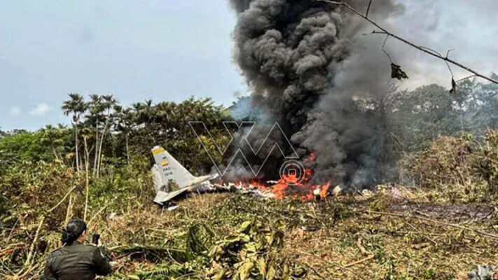 کولمبیا میں فوجی طیارہ گر کر تباہ، اموات کی تعداد 34 ہوگئی