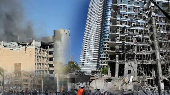 ایران نے تل ابیب اور اسرائیل کے زیر قبضہ علاقوں پر درجنوں میزائل داغ دیے