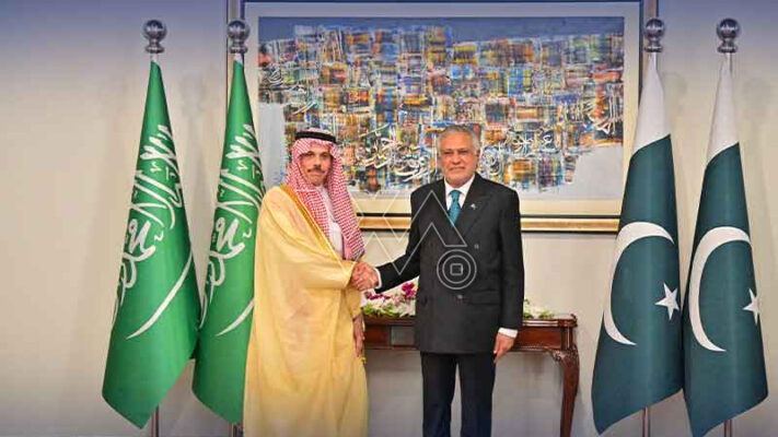 نائب وزیراعظم سے سعودی وزیر خارجہ کی ملاقات، خطے کے چیلنجز پر غور