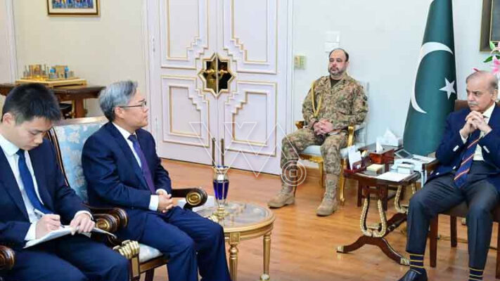 وزیراعظم شہباز شریف چینی سفیر ملاقات