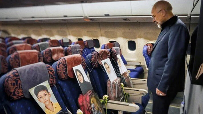 ایرانی اسپیکرنے پاکستان کی پرواز کے دوران جنگ میں شہید بچوں کی تصاویر شیئر کردیں