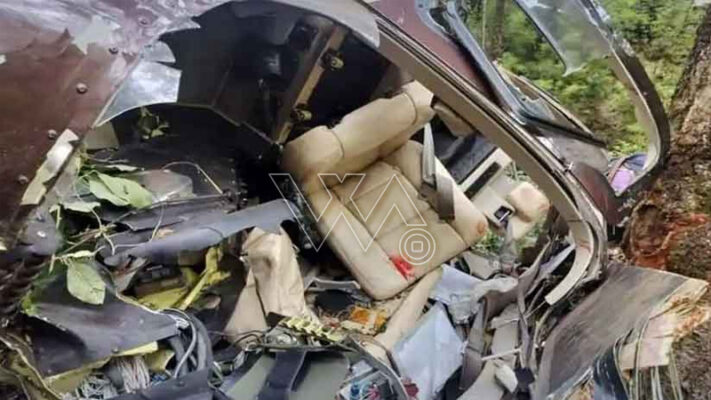 انڈونیشیا میں ہیلی کاپٹر گر کرتباہ، 8 افراد جاں بحق