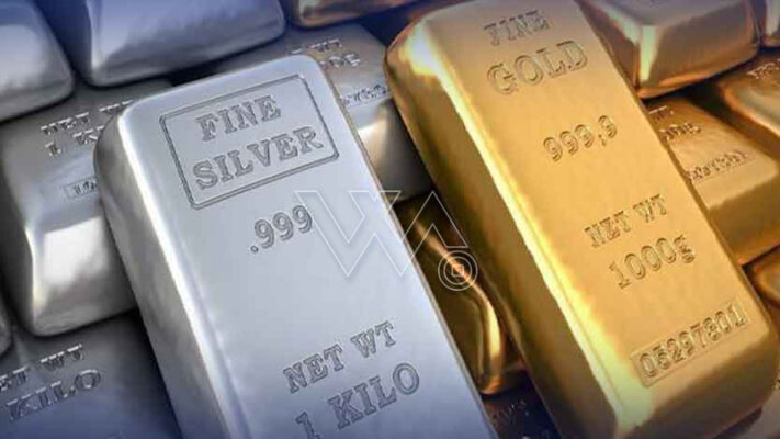 عالمی مارکیٹ میں سونے اور چاندی کی قیمت میں کمی