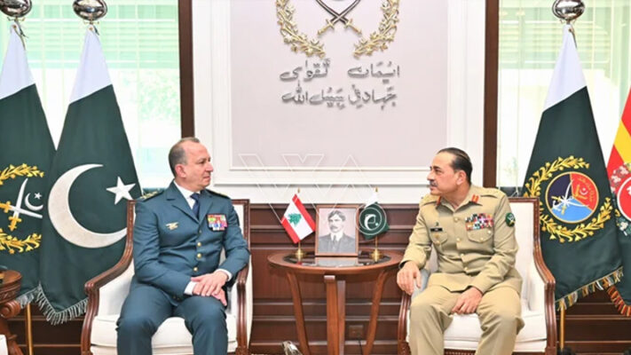 عاصم منیر لبنانی آرمی چیف ملاقات