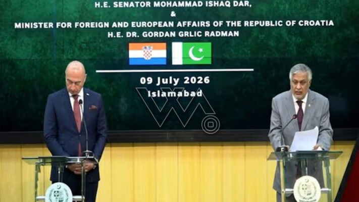 پاکستان، کروشیا نے سیاسی و تجارتی تعاون کے فروغ پر اتفاق کر لیا