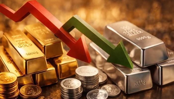 سونا عالمی و مقامی مارکیٹوں میں مزید سستا ہوگیا، چاندی کی قیمت بھی کم