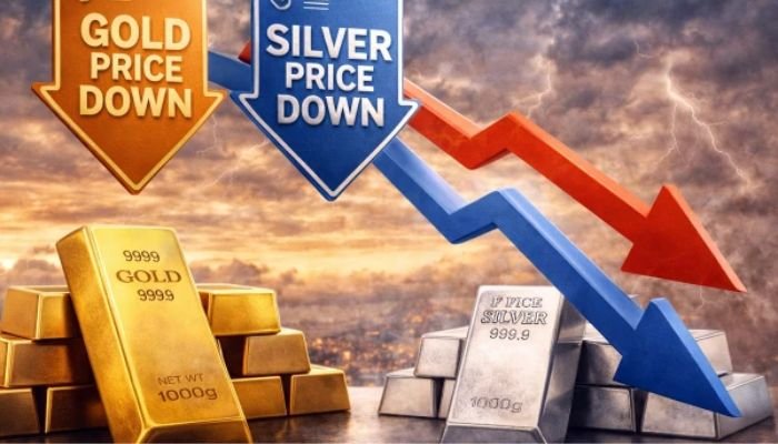 سونے اور چاندی کی عالمی و مقامی مارکیٹوں میں قیمت کم ہو گئی