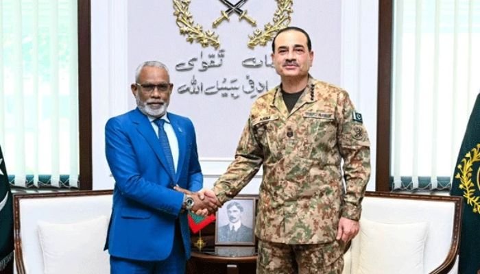 مالدیپ کی پارلیمنٹ کے اسپیکر کی فیلڈ مارشل سے ملاقات