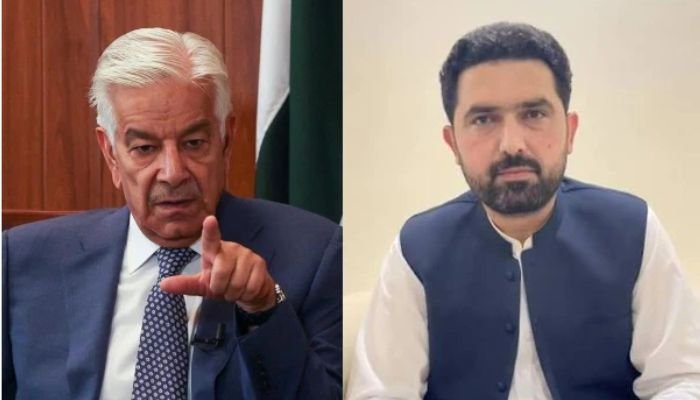 خیبرپختونخوا میں دہشت گردی کس کے دور میں آئی؟ خواجہ آصف کا سہیل آفریدی کو مناظرے کا چیلنج